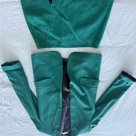 A.L.C. Teal Blazer Jacket Size 4 - Picture 4 of 8